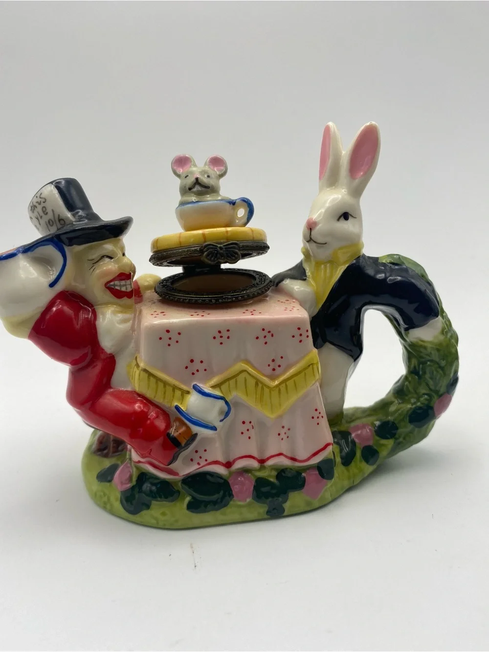 Alice in Wonderland Porcelain Trinket Box Set - Multicolor